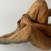 Femme nue - Sculpture en terre céramique