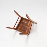 Wooden geometric chair , France ca. 1940