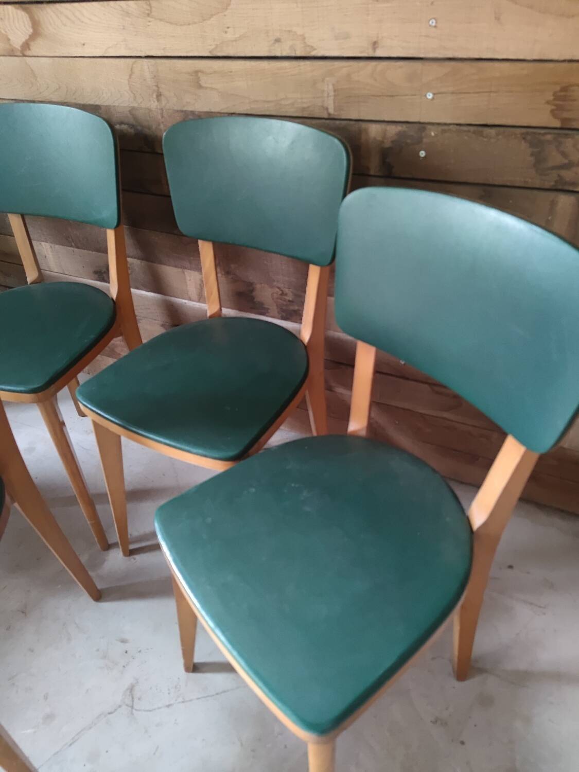 Set of 4 50s chairs