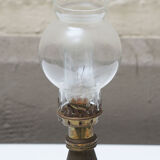 Felted lamp electrified
