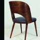 Chaises de salle à manger en chêne design vintage personnalisées