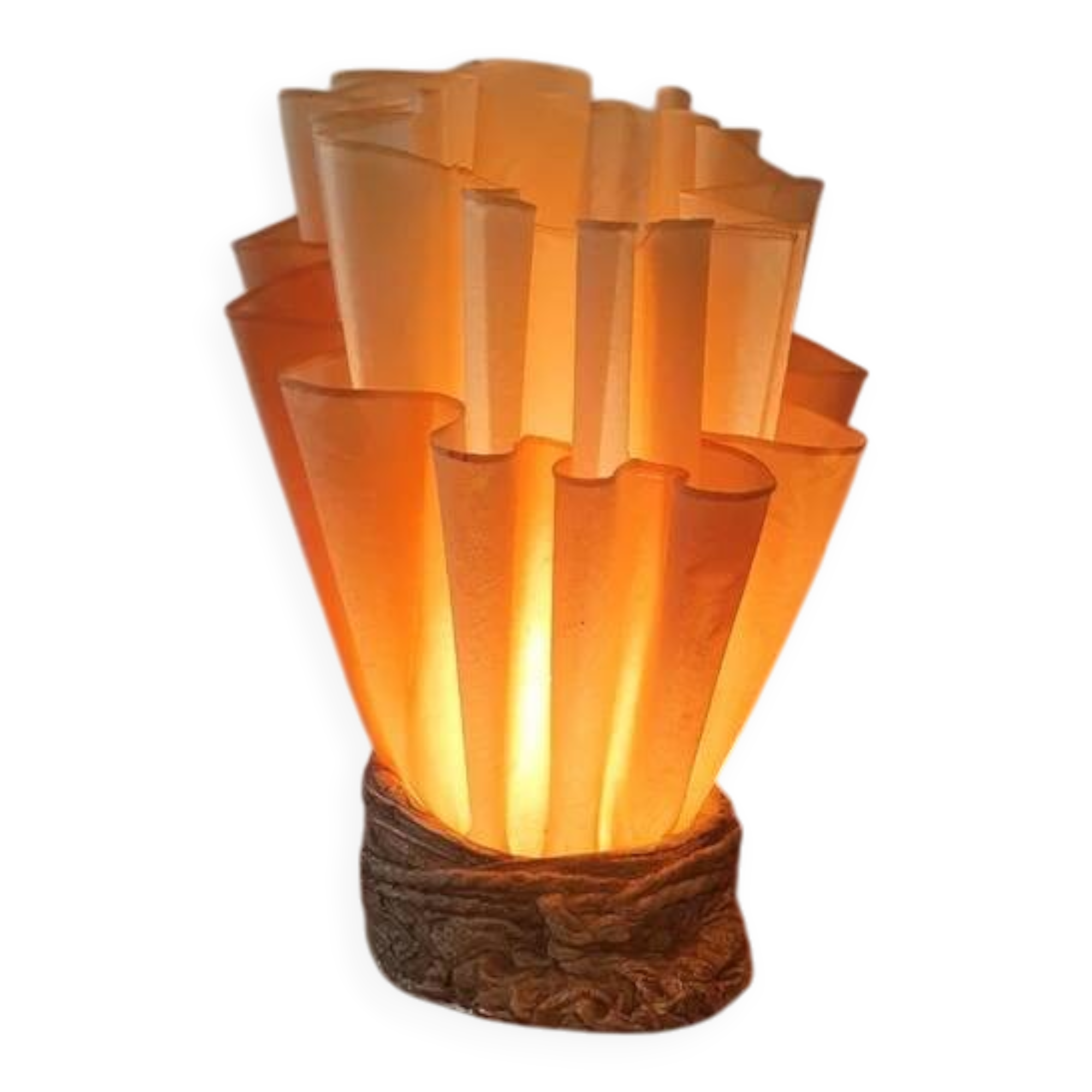 Jannalights draped lamp from the 1970s