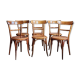 6 Baumann chairs n°105 years 30