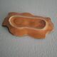 Orange trompe l'oeil slip dish.