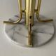 Free-standing coat rack in plexiglass with a marble base, 1960s, Germany.