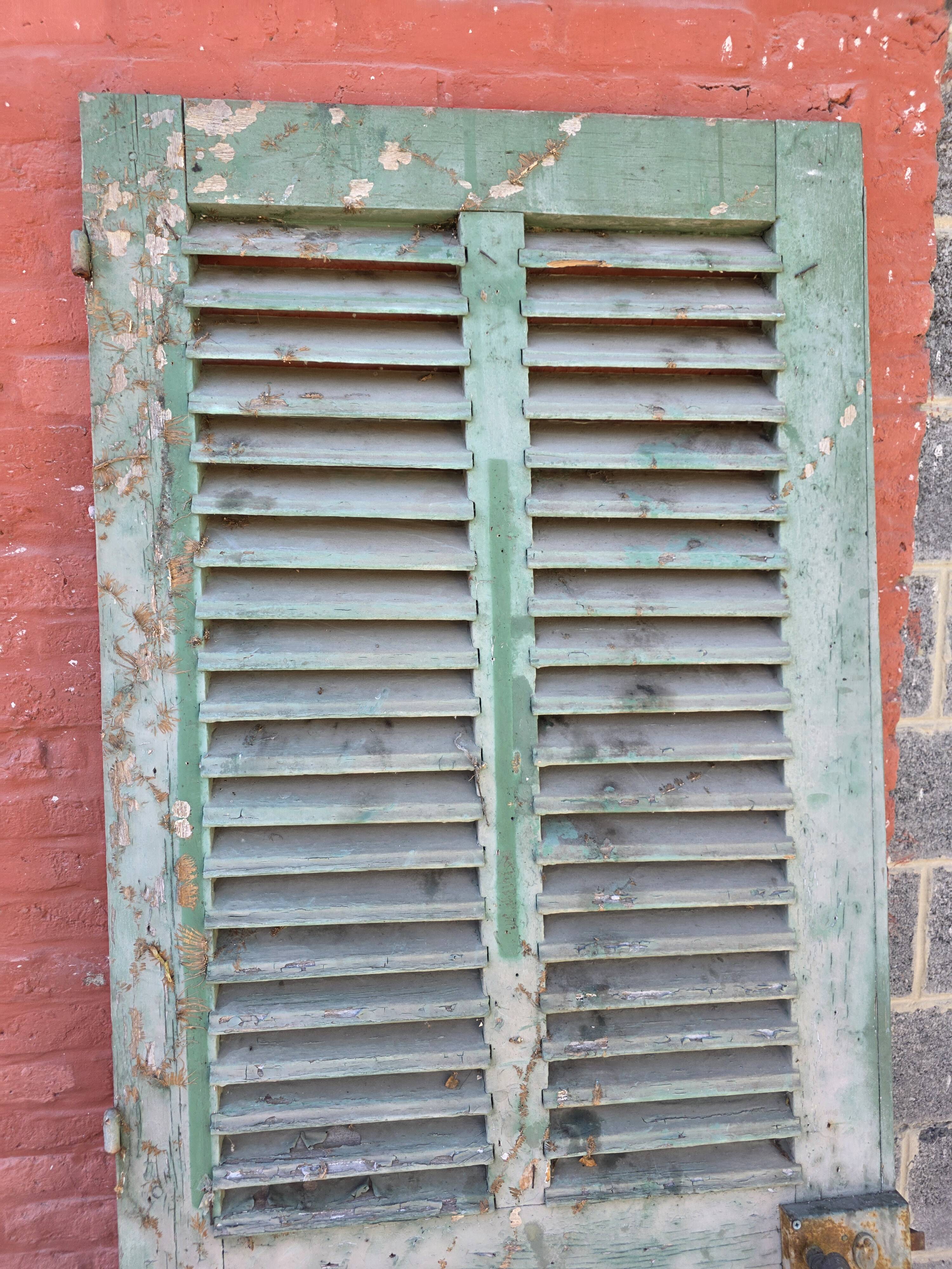 Old shutter door