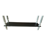 Weathered wooden shelf