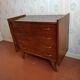 Scandinavian style chest of drawers 4 drawers 1960