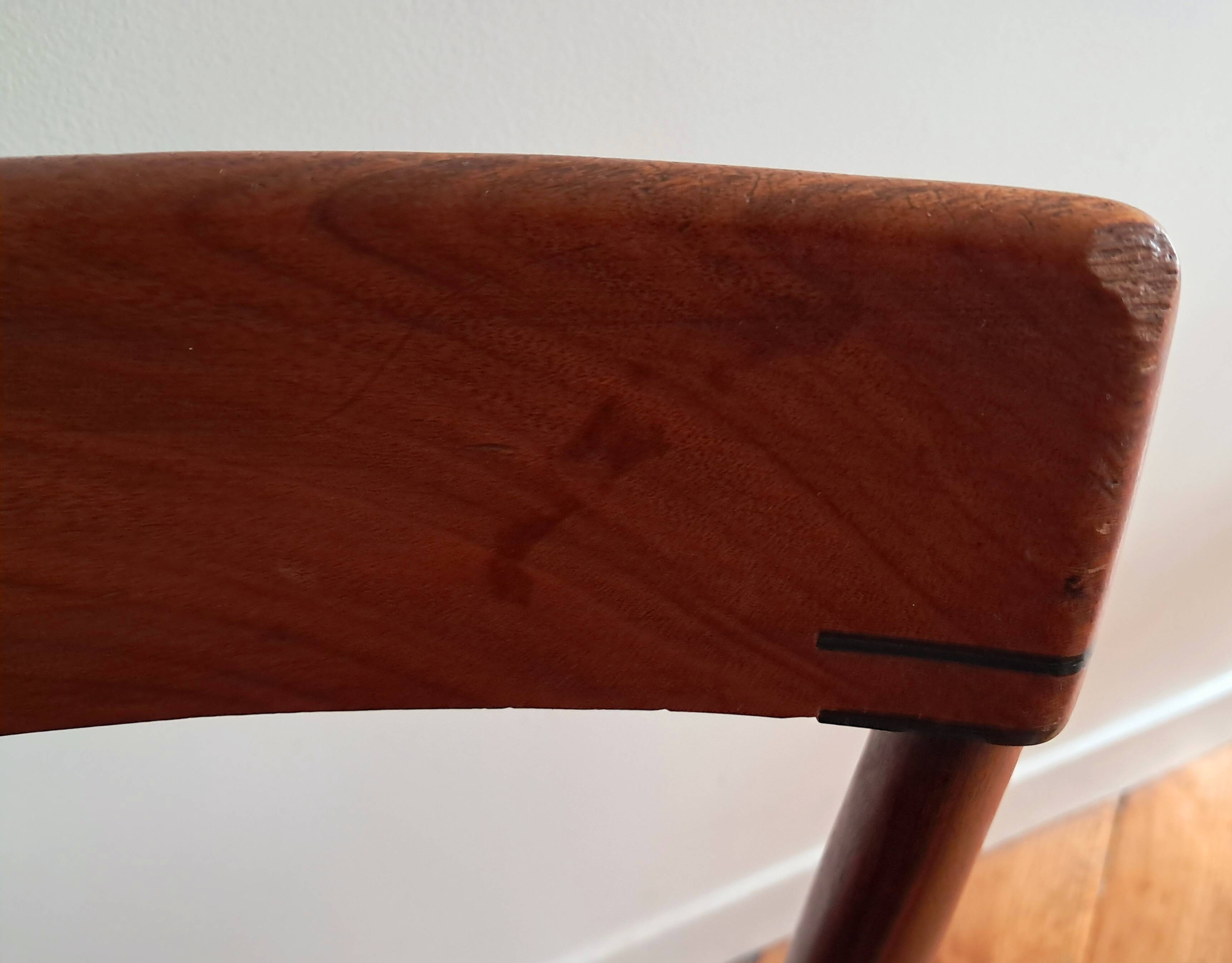 Vintage "Roundette" chair by Hans Olsen for Frem Rjole, Denmark