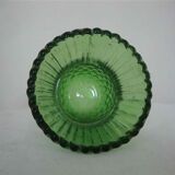 Very small green vase bottle