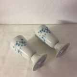 Two porcelain mazagrans