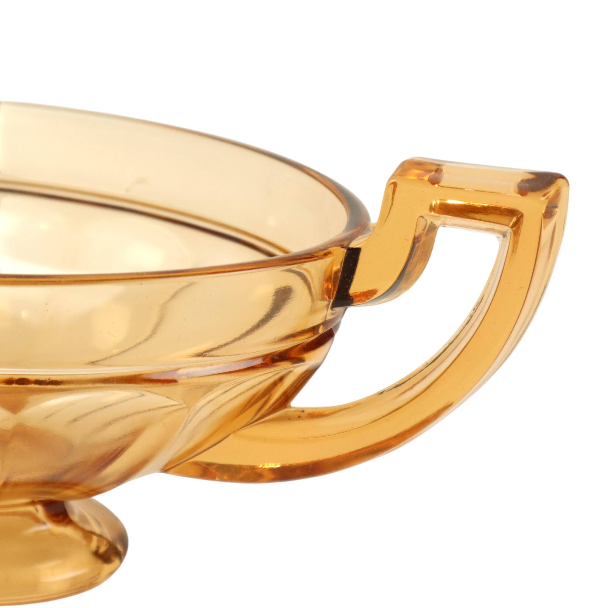 Art Deco Val Saint Lambert Fruit Bowl Noémie Oval Luxval 1935