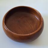 Scandinavian teak aperitif or emptying dish, vintage 60s