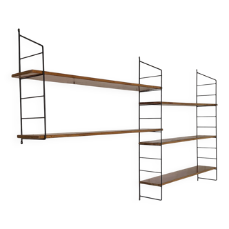 Vintage wire wall shelves