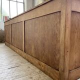 XL oak counter, trade furniture with multi-drawers