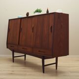 Teak highboard, Danish design, 1960s, production: Denmark