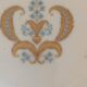 6 Bavaria soup plates. Annabel model. White, gold edging. Central motif.