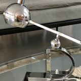 Art Deco desk lamp in stainless steel