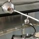 Art Deco desk lamp in stainless steel