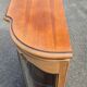Large curved display cabinet in cherry wood in Louis XV style – 20th century