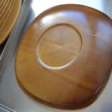 12 flat/asparagus plates from the 70s-80s