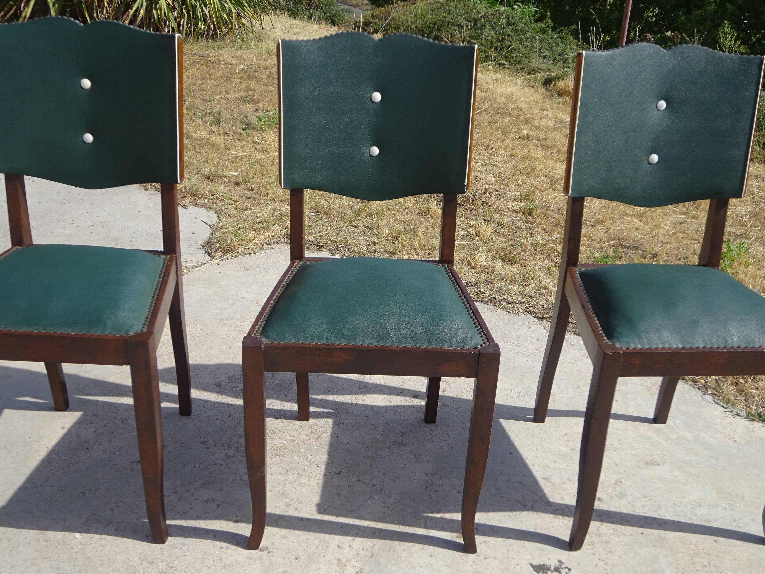 Restored Art Deco chairs, the 6.