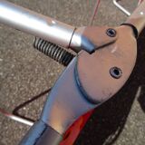 Folding sunbed lounger vintage flower camp bed