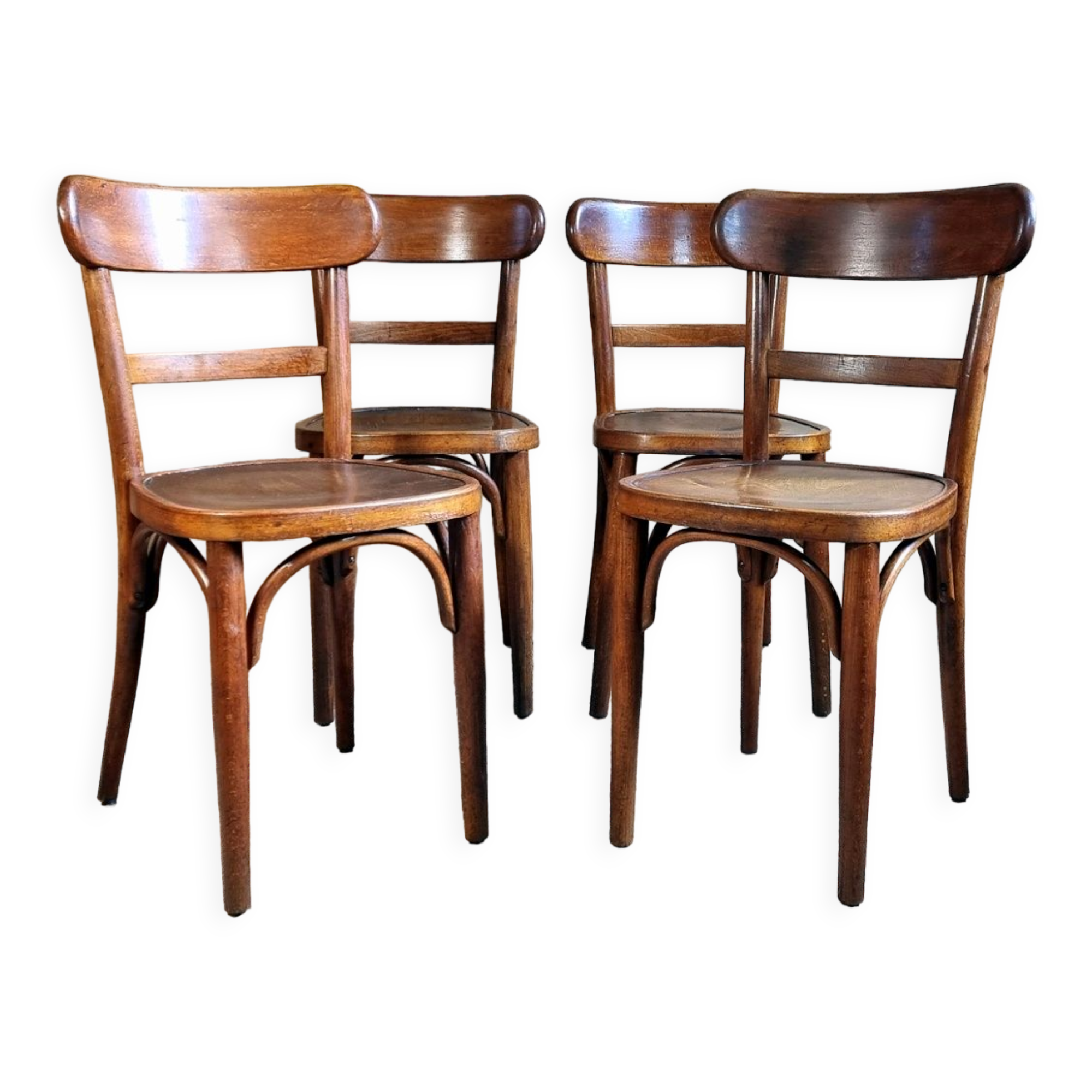 4 Horgen-Glarus bistro chairs 30s