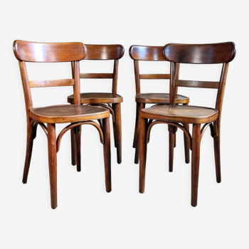 4 Horgen-Glarus bistro chairs 30s