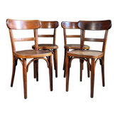 4 chaises bistrot Horgen-Glaris années 30