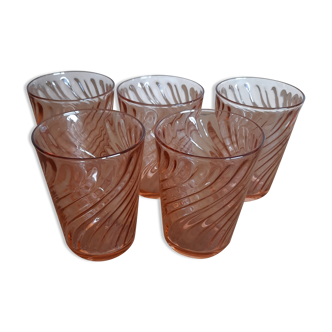 5 cups model "Rosaline" Arcoroc Luminarc