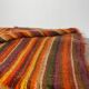 Brown mohair wool blanket/throw by Vian-Tiran.