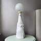 Vintage ceramic elephantlamp/table lamp with bol from the eighties