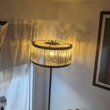 Solid Crystal/Metal Floor Lamp - Marble base