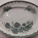 Old oval iron earth dish manufacture st amand model: daisy
