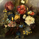 French School nineteenth oil on canvas, bouquet of flowers dated 1883