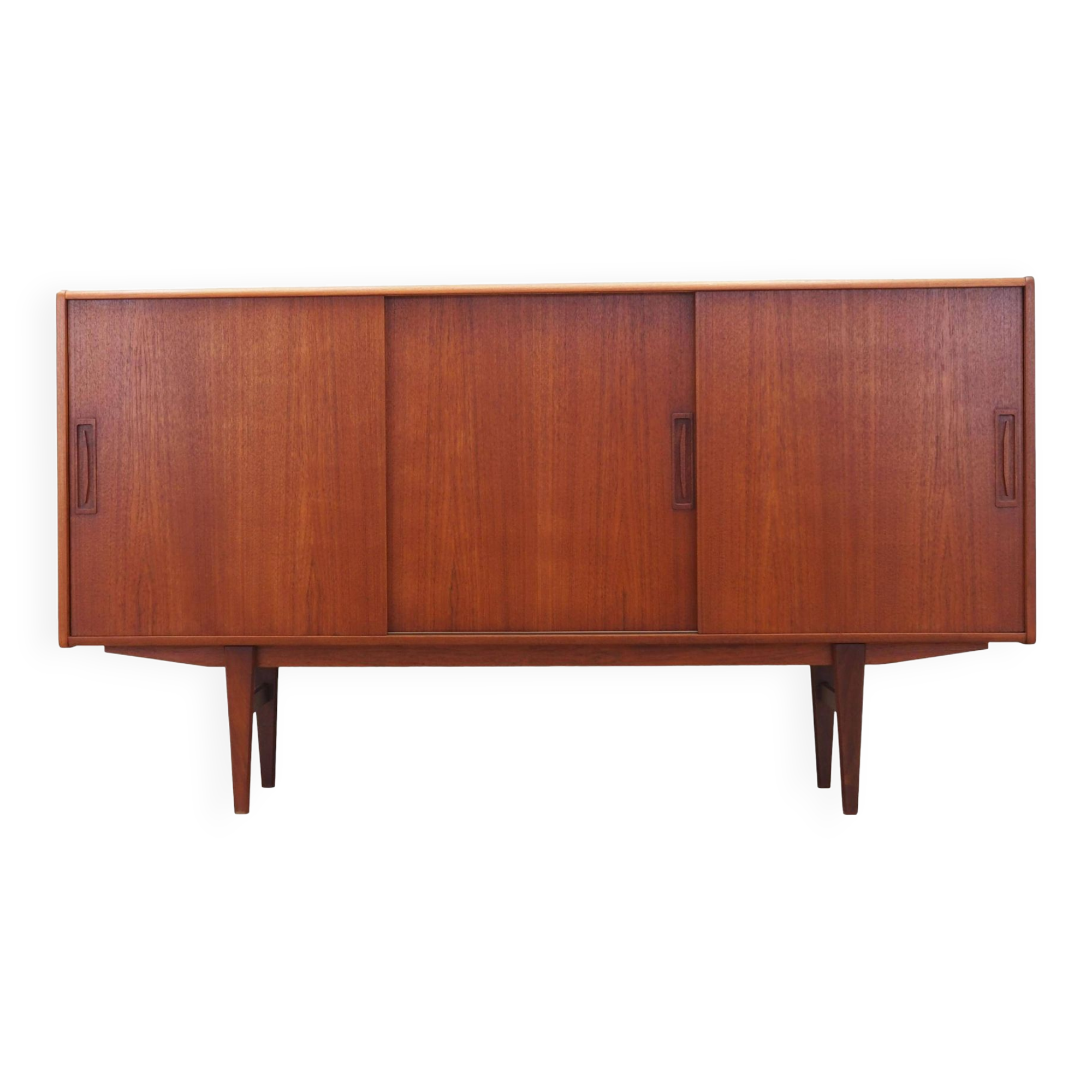 Teak highboard, Danish design, 1960s, production: Denmark