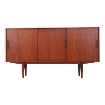 Teak highboard, Danish design, 1960s, production: Denmark