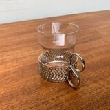 Mid-century Finnish Tsaikka tea glass by Timo Sarpaneva for Iittala.