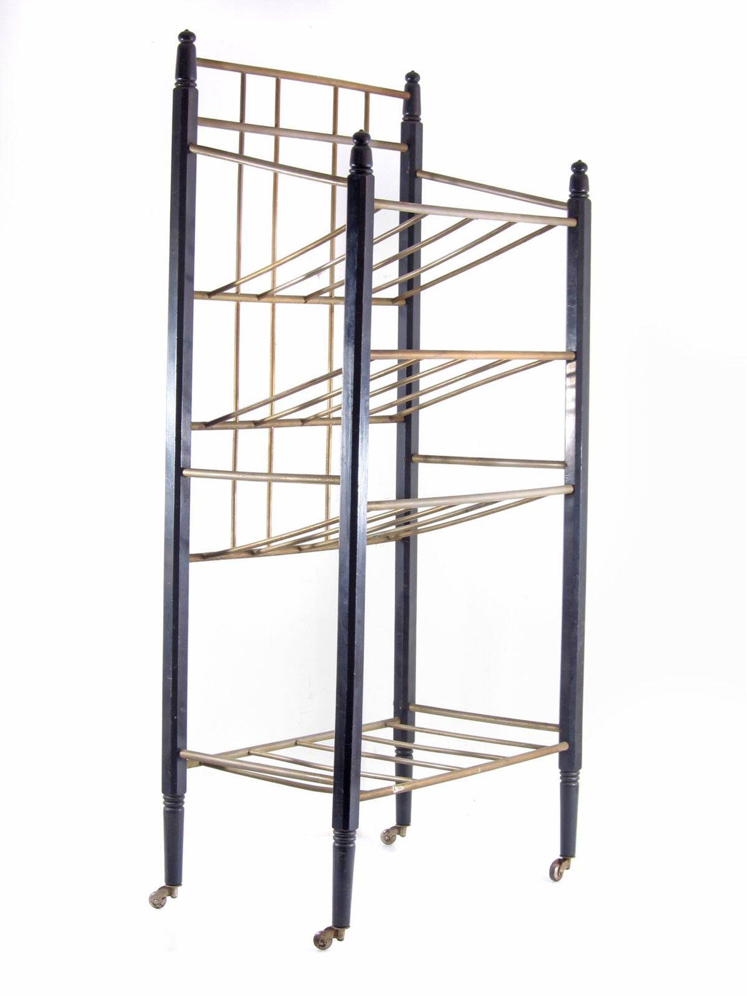 Vintage magazine rack by Ernst Rockhausen, Art Nouveau/Jugendstil from the 1920s.