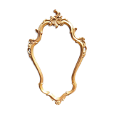 Baroque frame in carved gilded wood
