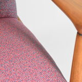 Original restored armchair GFM-64, designer E.Homa, 1960s, Teak