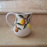 Carafe barbotine fruit