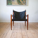 Safari armchair in Rosewood by Erik Wortz for Niels Eilersen.