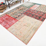 Distressed turkish rug 302x215cm