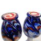 2 Vintage Italian Opaline Vases, 1950s