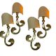 Large Brass Sconces Set of 4 by Hans Möller, Germany, 1960s