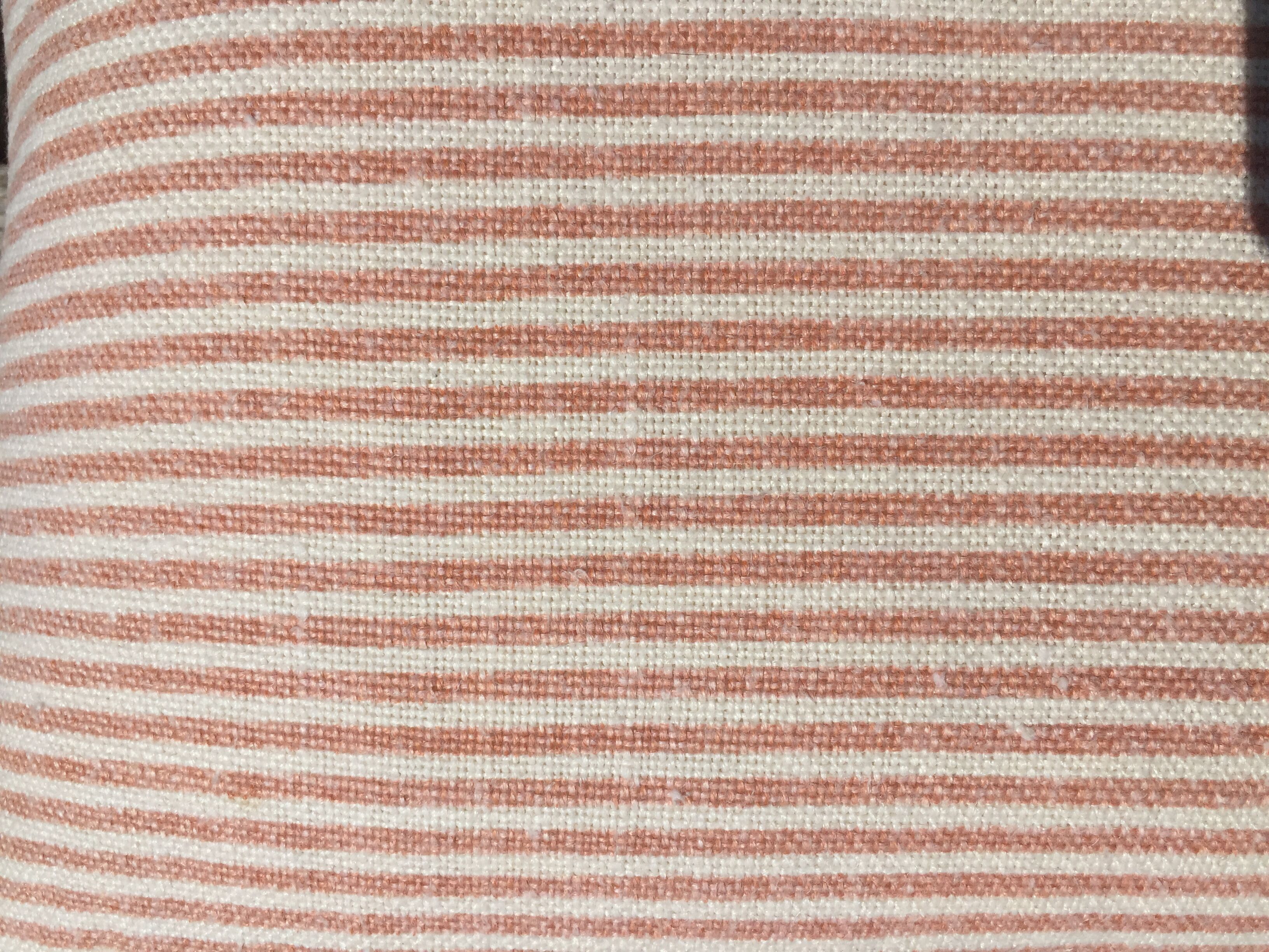 2 cushions stripes pink