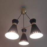 Chandelier 3 diabolos style of 1950