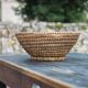 Vintage woven basket, woven basket, bread basket, banneton